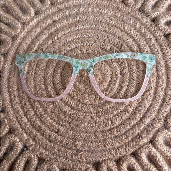 Floral Patterned Eyeglass Top Frames - Pair Eyewear - The Harper - Picture 1 of 2